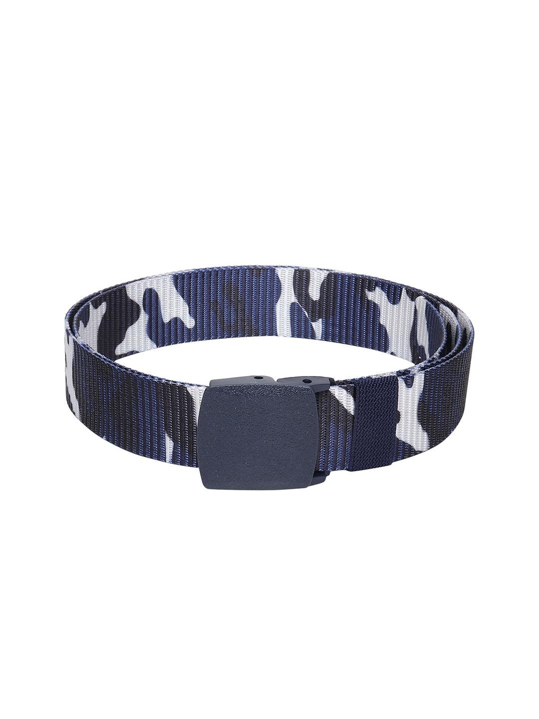 

Metronaut Men Abstract Printed Belt, Blue