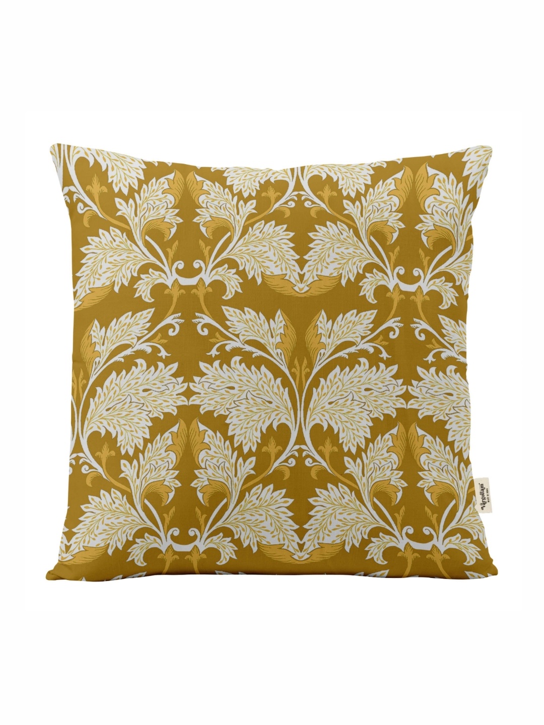 

Vargottam Yellow Set of 5 Floral Square Cushion Covers
