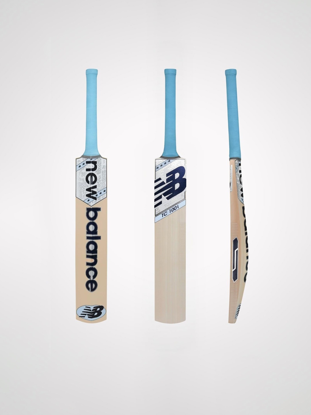 

New Balance Unisex Printed Kashmir Willow Cricket Bat, Blue