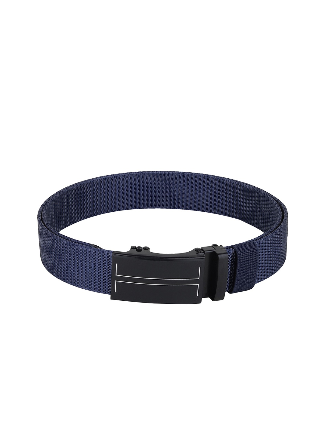 

Metronaut Men Canvas Woven Design Belt, Blue