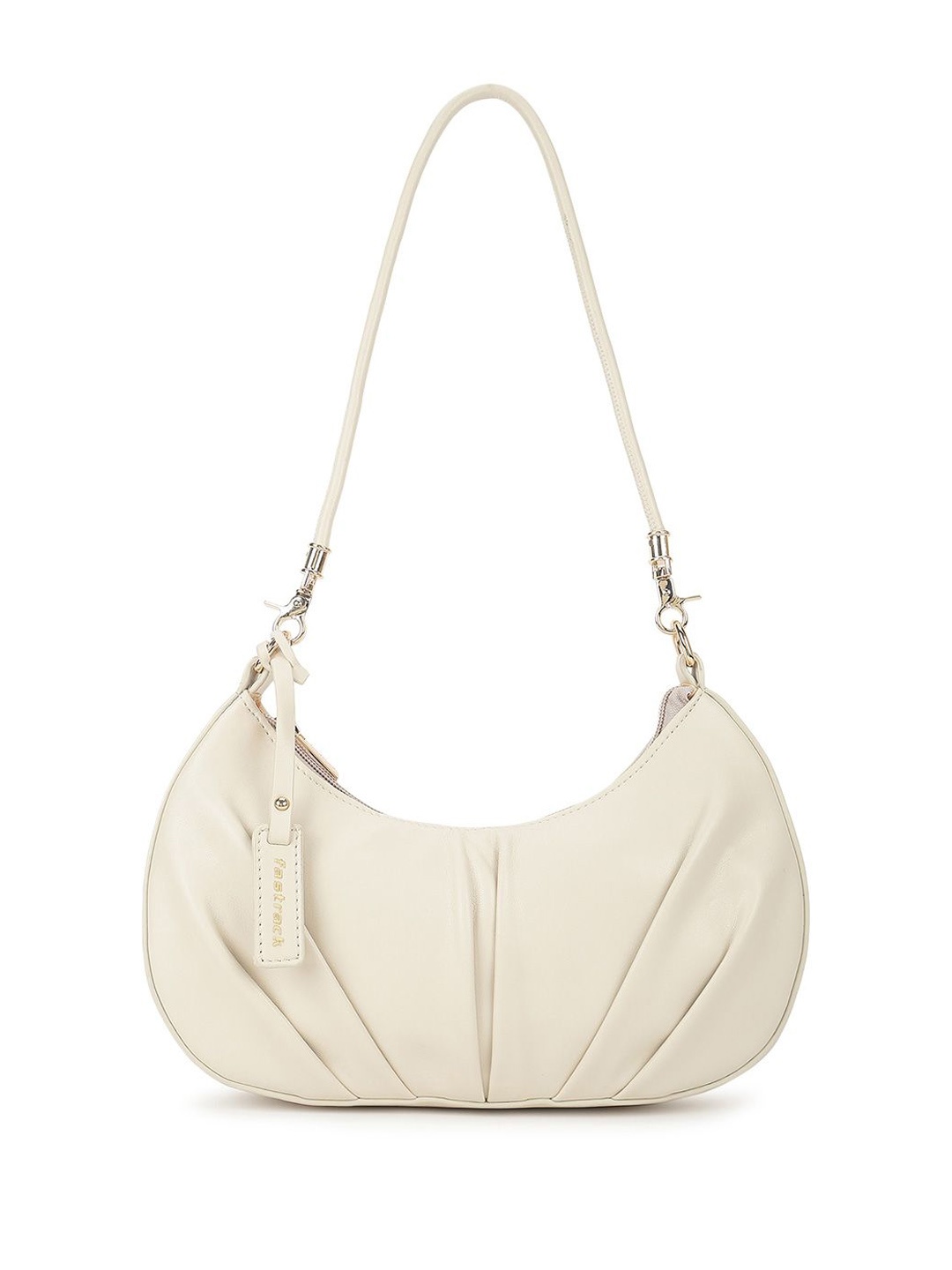 

Fastrack PU Bucket Shoulder Bag, Beige