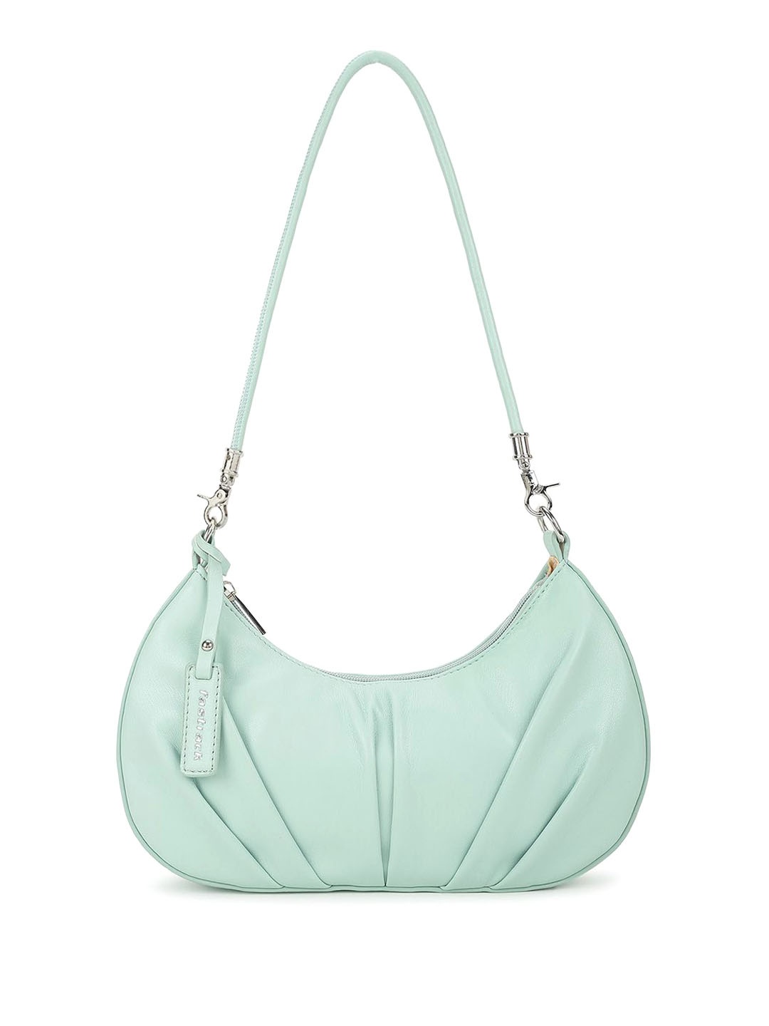 

Fastrack PU Bucket Shoulder Bag with Tasselled, Green