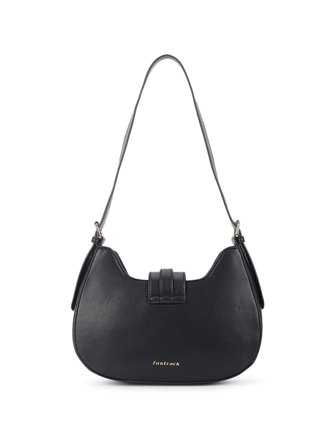 

Fastrack PU Half Moon Shoulder Bag, Black