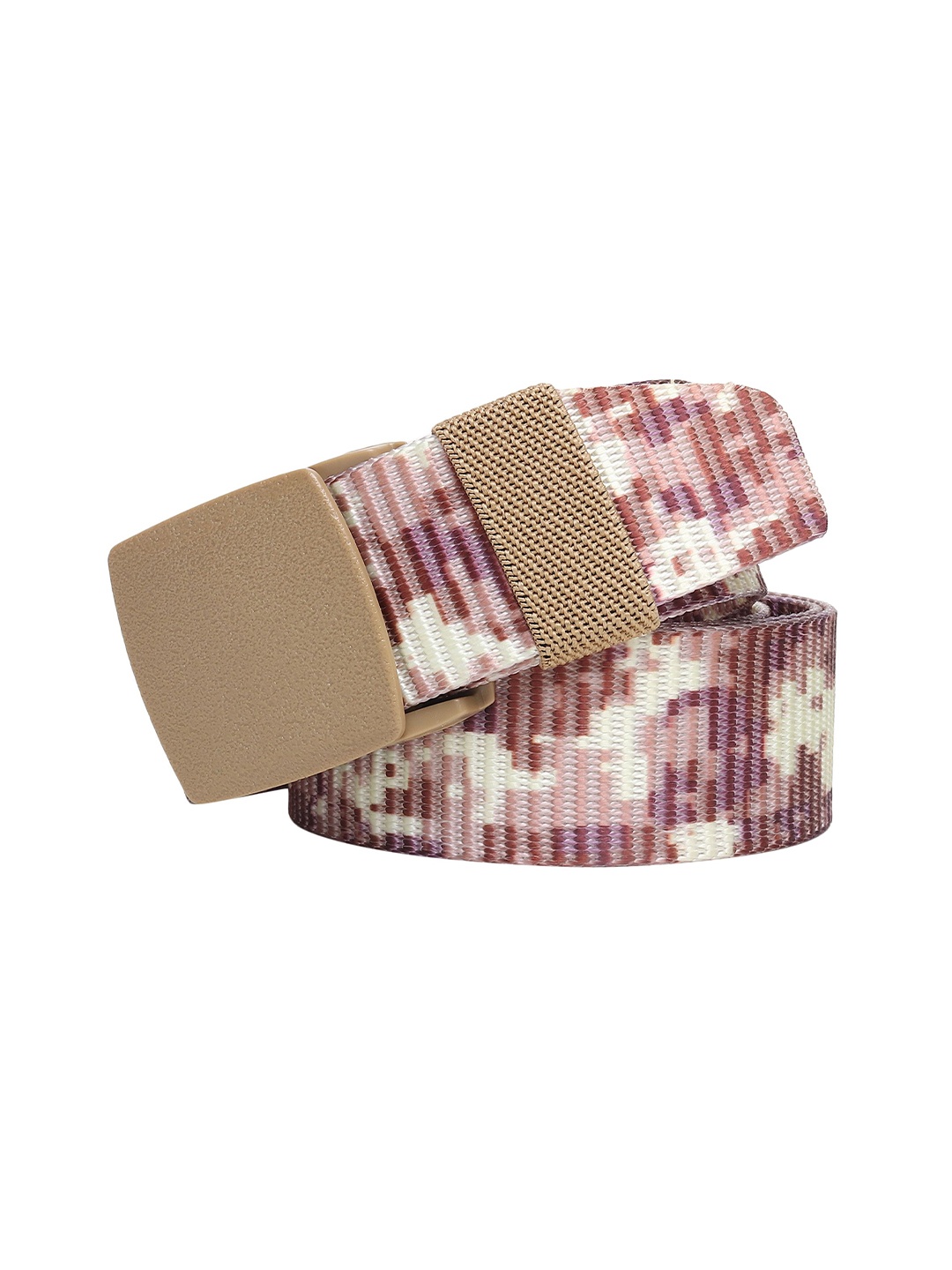 

Metronaut Men Textured Belt, Cream