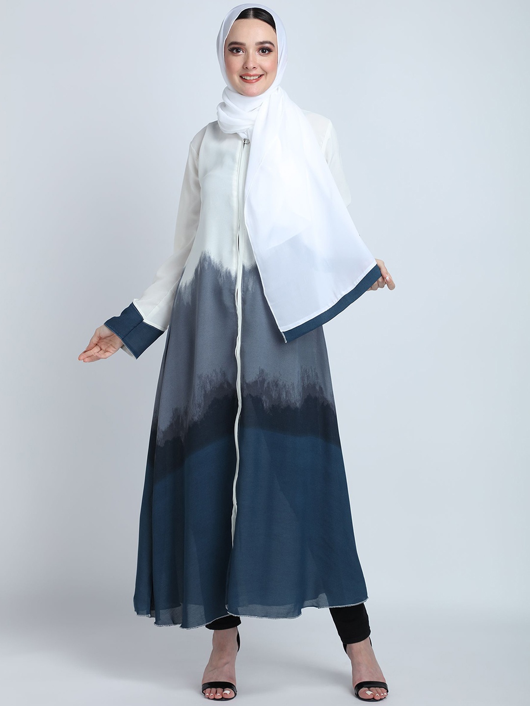 

BROKE BRAND Abaya Long Sleeves Burqas, White