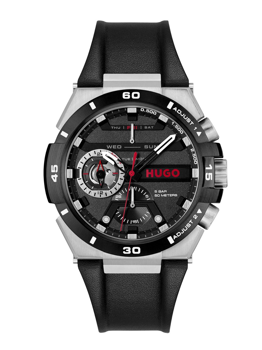 

HUGO Men Wild Multi Function Analogue Watch 1530336, Black