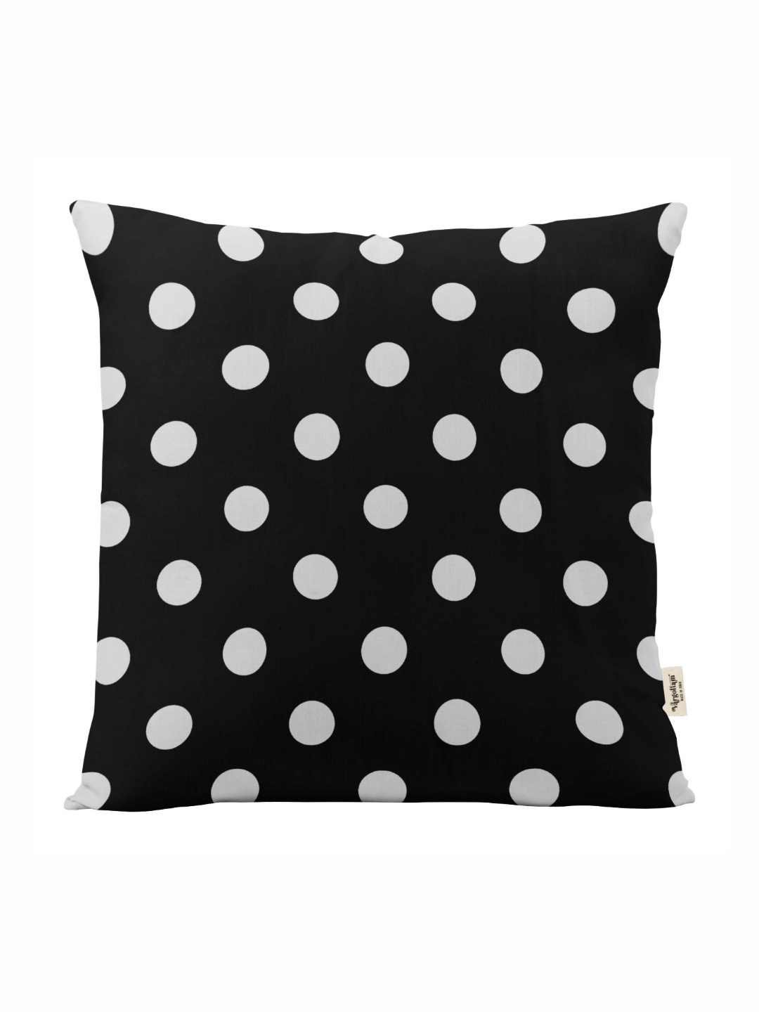 

Vargottam Black Set of 5 Square Cushion Covers