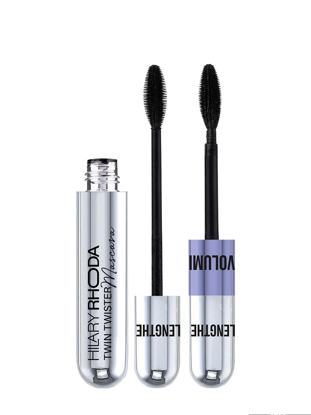 

Hilary Rhoda Twin Twister Waterproof & Smudge-Proof Formula Mascara- 12 ml- Black