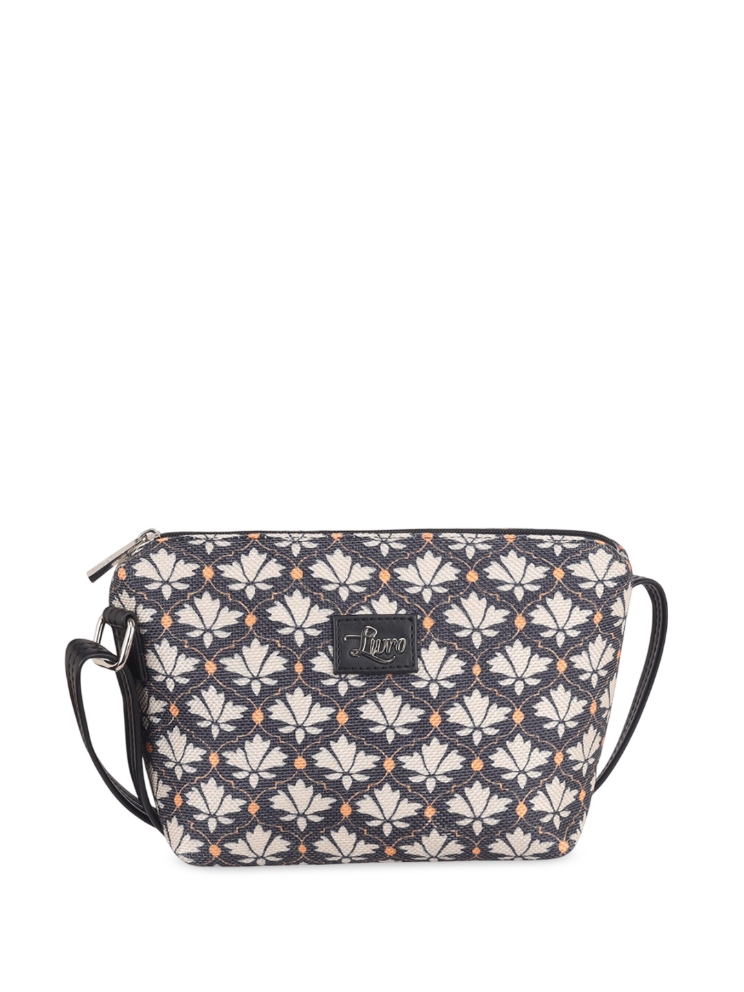 

LIVRO Floral Swagger Sling Bag, Black