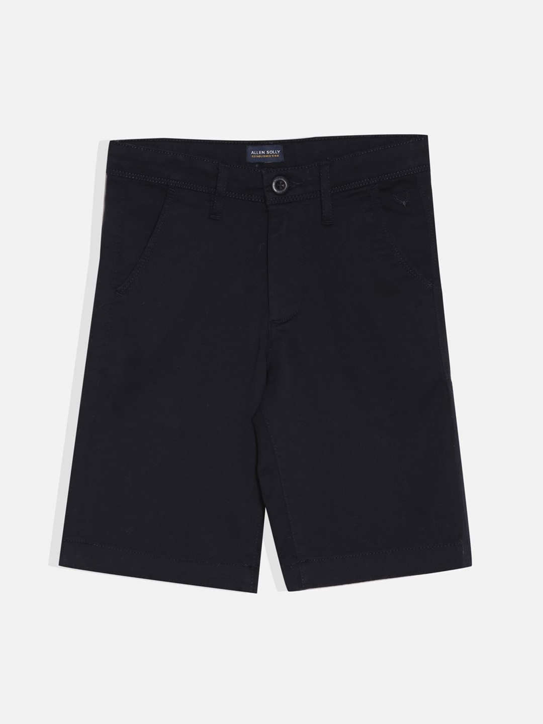 

Allen Solly Junior Boys Regular Fit Mid-Rise Shorts, Navy blue