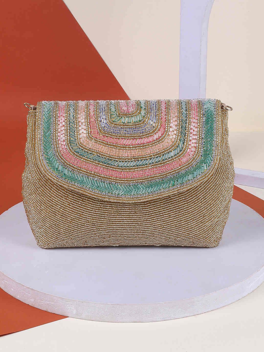 

Mochi Colourblocked Oversized Shopper Hobo Bag, Multi