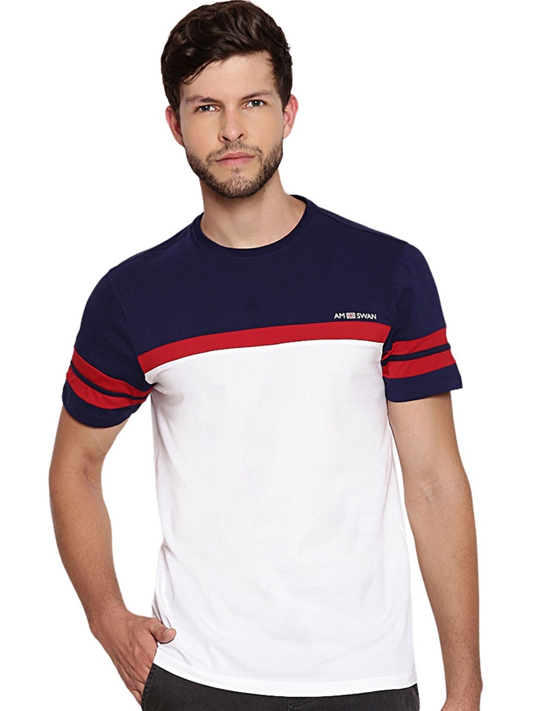 

AMSWAN Men Printed T-shirt, Multi