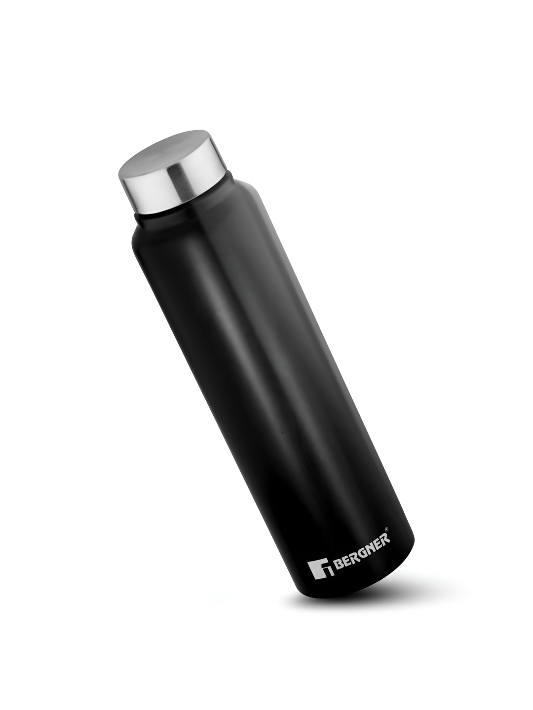 

BERGNER Walking Black Stainless Steel Airtight and Leakproof Water Bottle 1L