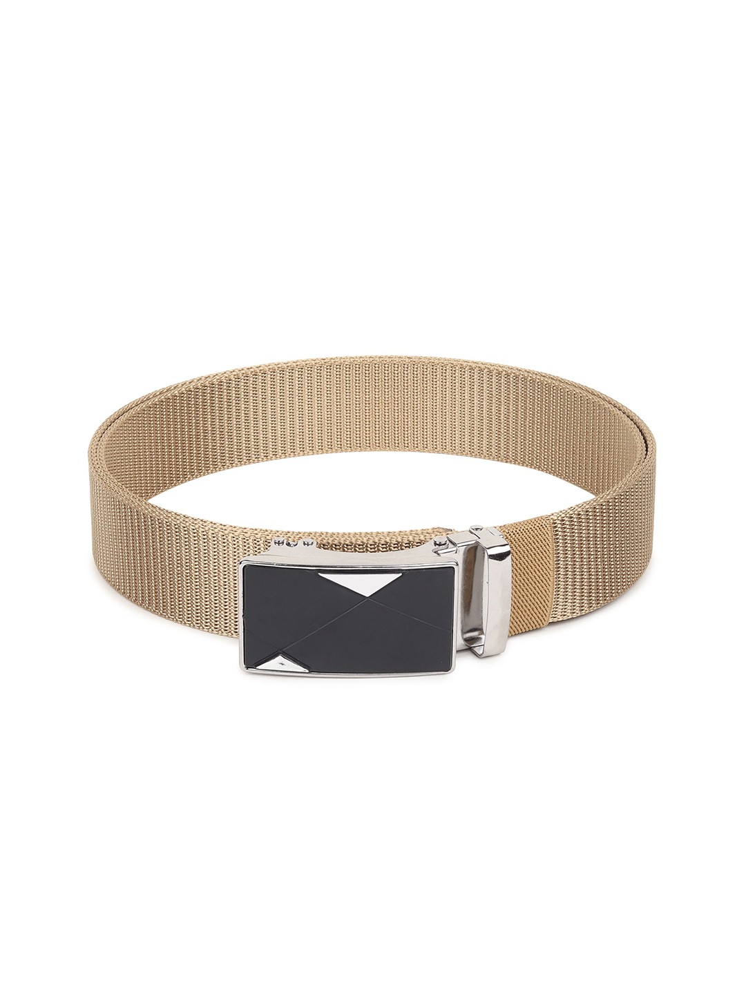 

Metronaut Men Textured Belt, Cream