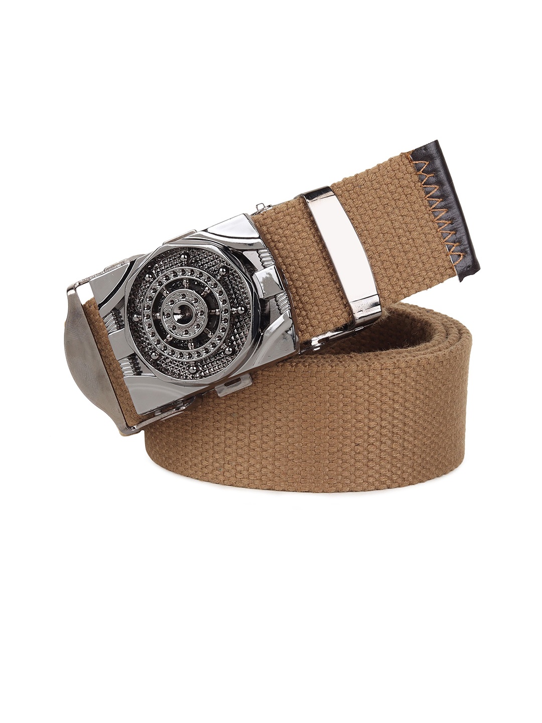 

Metronaut Men Textured Belt, Cream