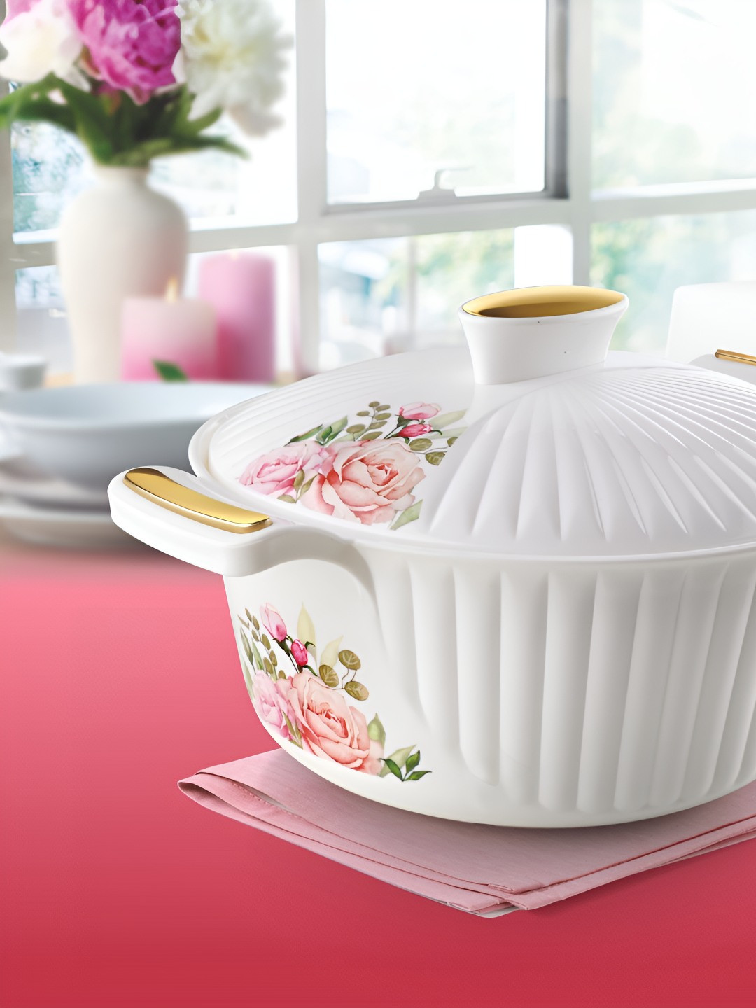 

Nayasa White Medusa Casserole 1.5L