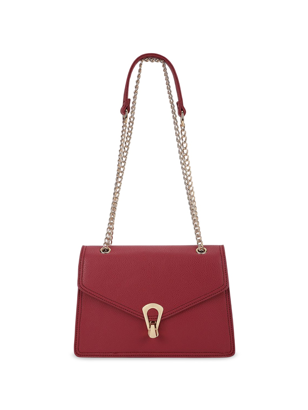 

Fastrack PU Structured Sling Bag, Maroon