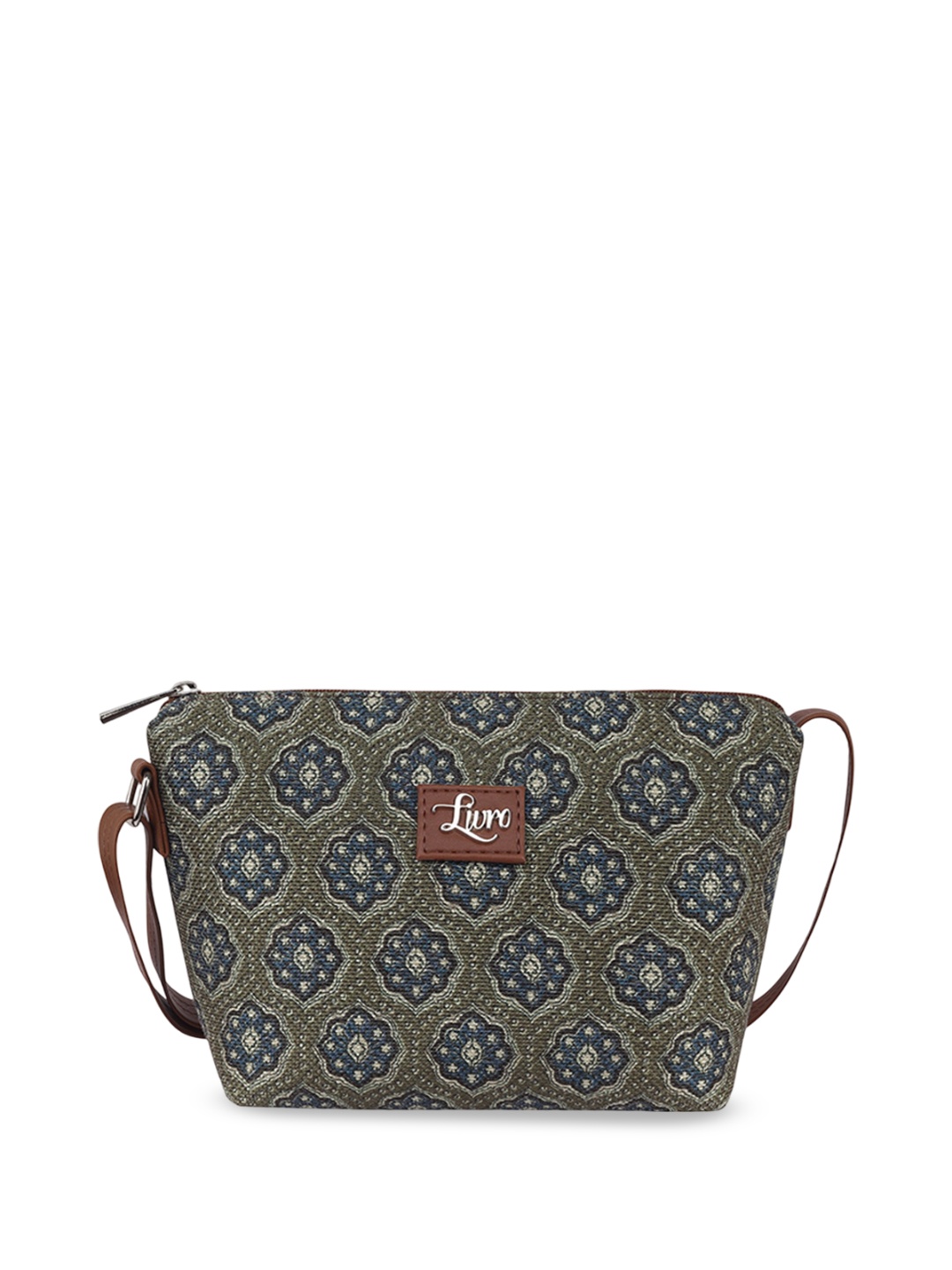 

LIVRO Floral Swagger Sling Bag, Brown