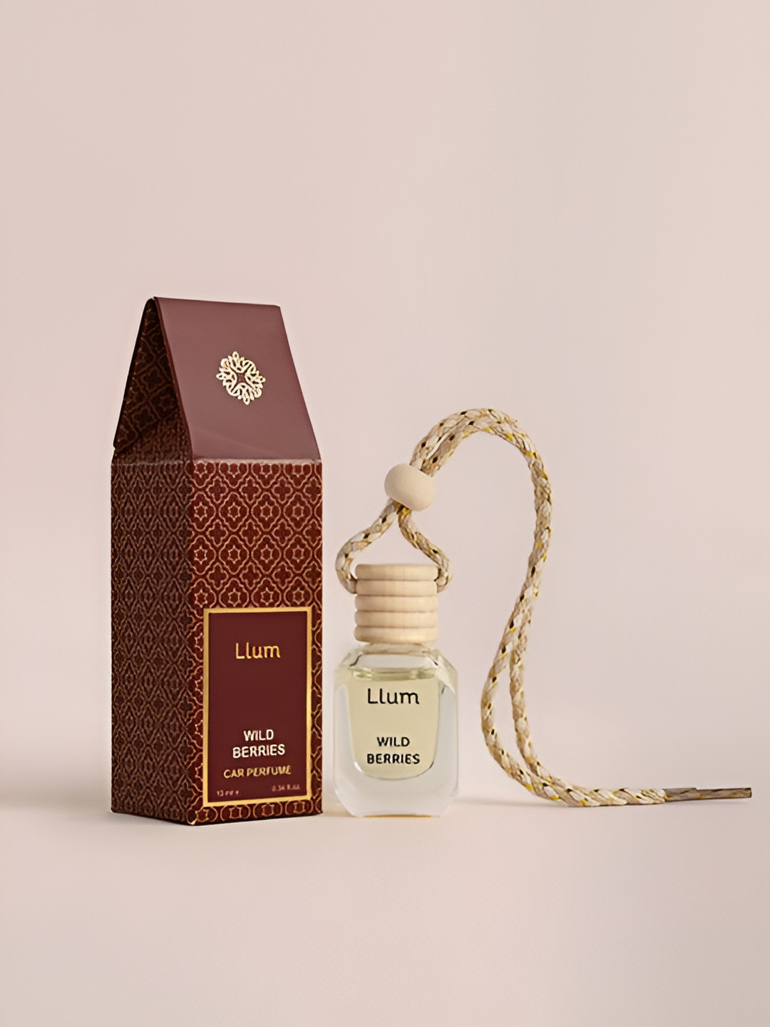 

LLUM Brown Wild Berries Hanging Car Air Freshener10ML