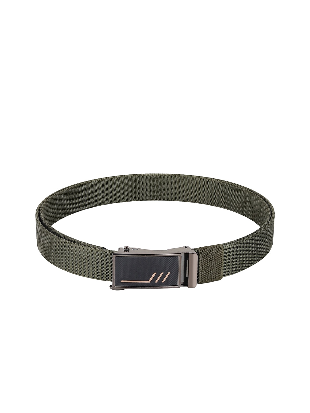

Metronaut Men Textured Belt, Green