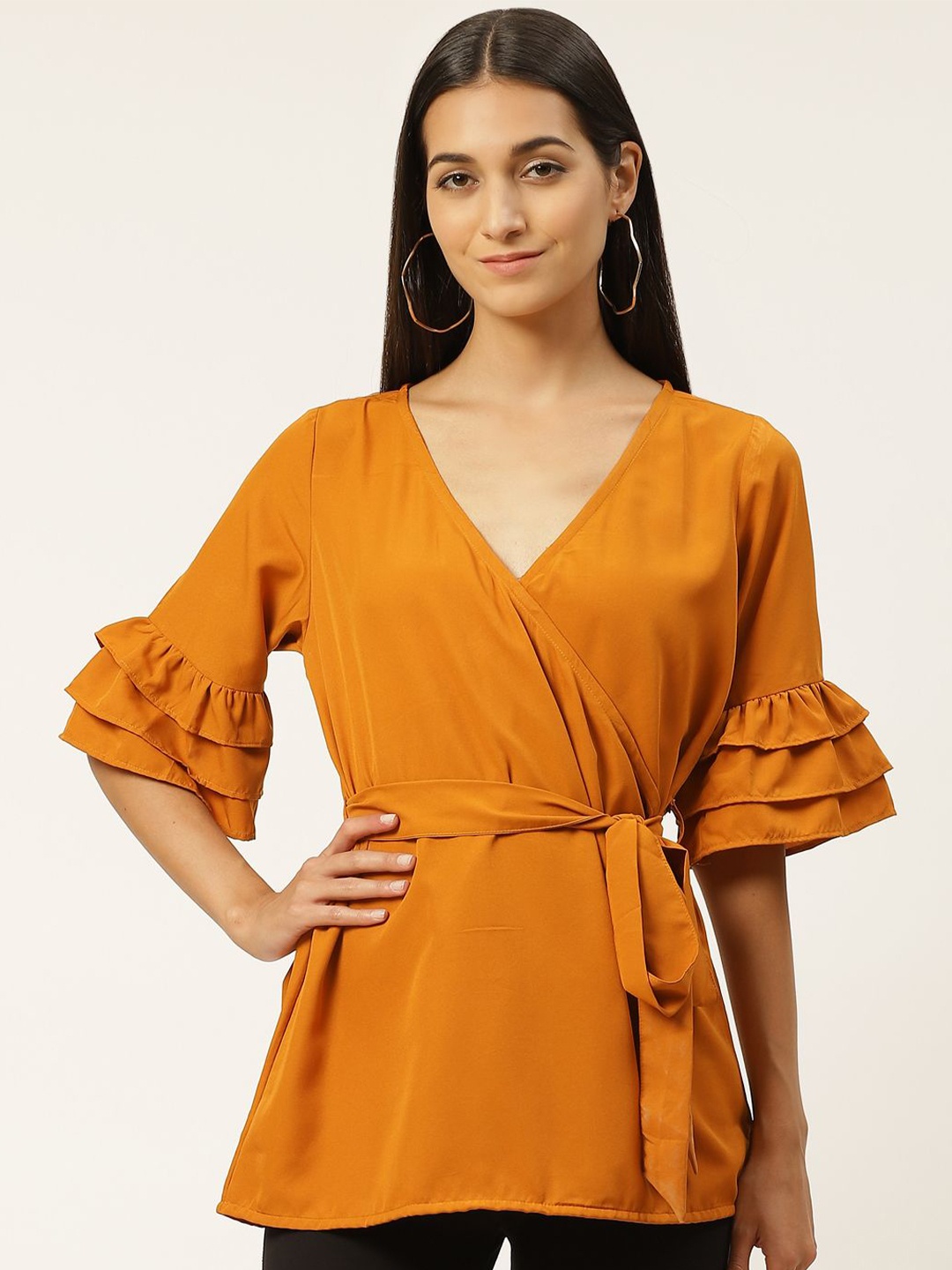 

VYMO Embellished Top, Yellow