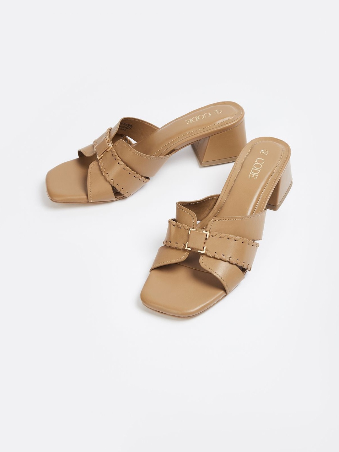 

CODE by Lifestyle Women Wedge Heel Sandals, Brown