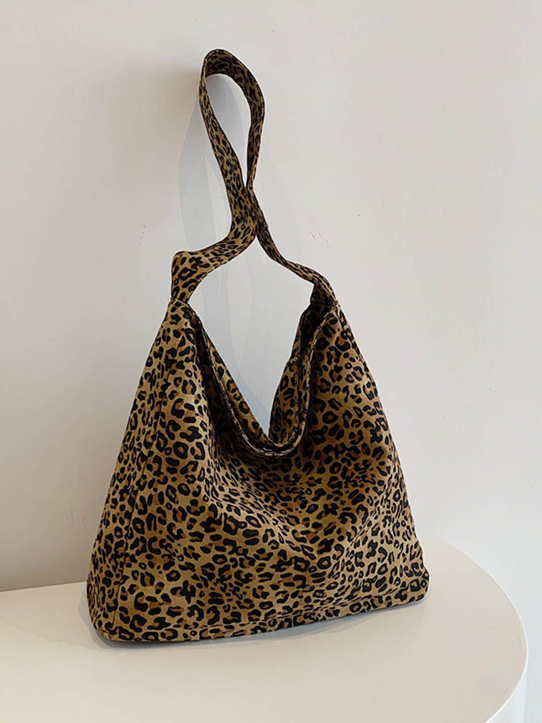 

StyleCast Printed Oversized Shopper Hobo Bag, Brown