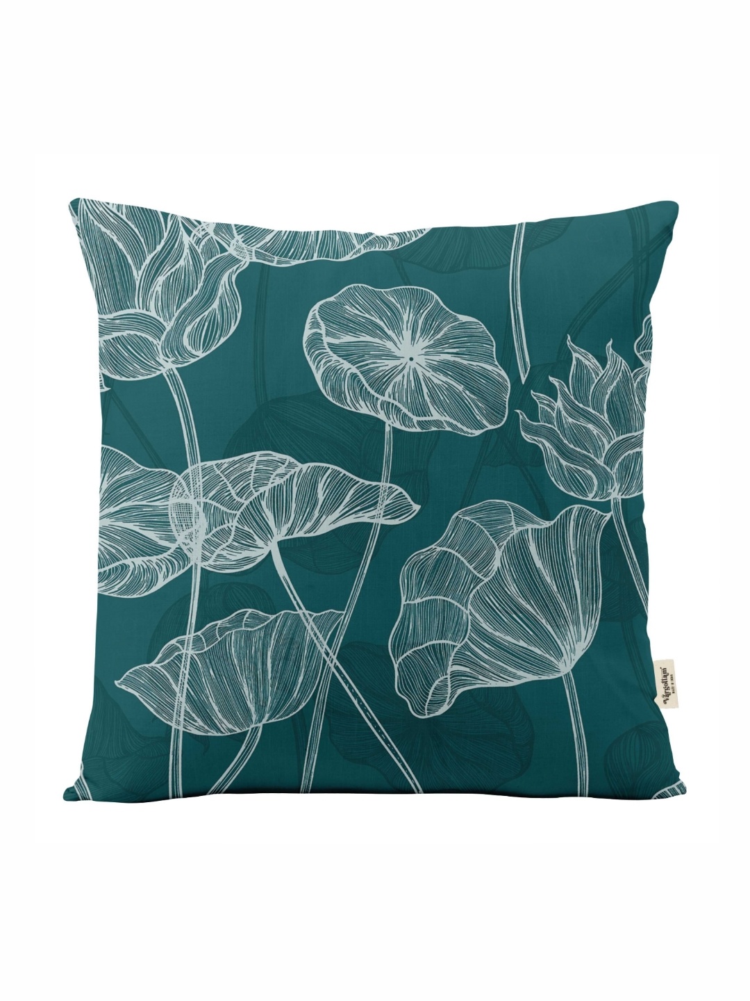 

Vargottam Blue Set of 5 Floral Square Cushion Covers