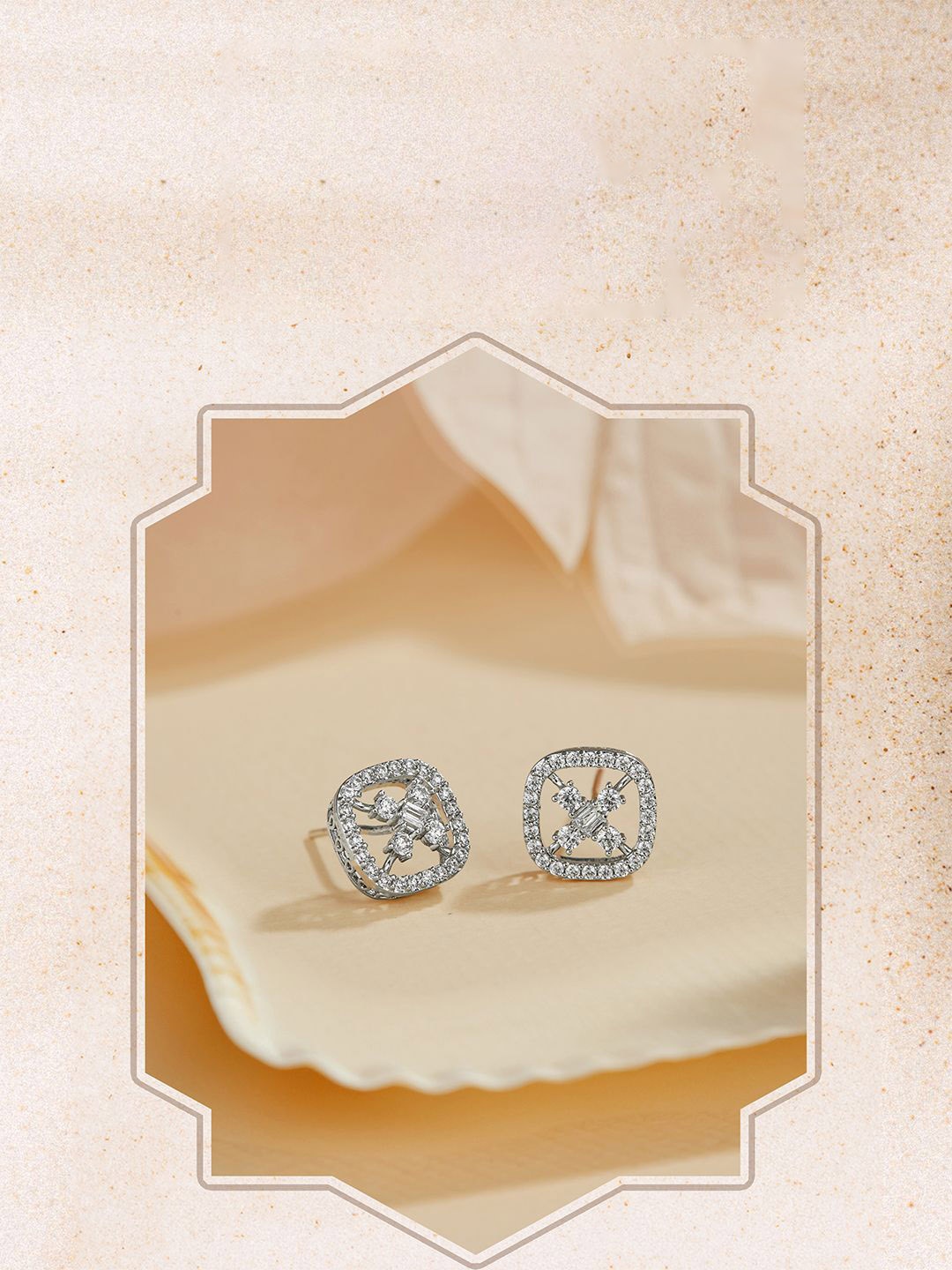 

SARAF SILVERETZ 925 Sterling Silver Classic Studs Earrings