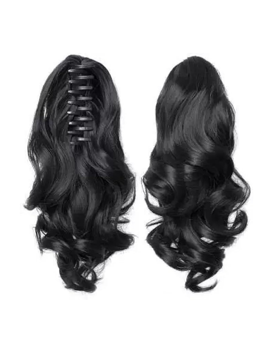 

CRIBE Clip-In Wavy Ponytail Hair Extension - Brown- 24 Inch