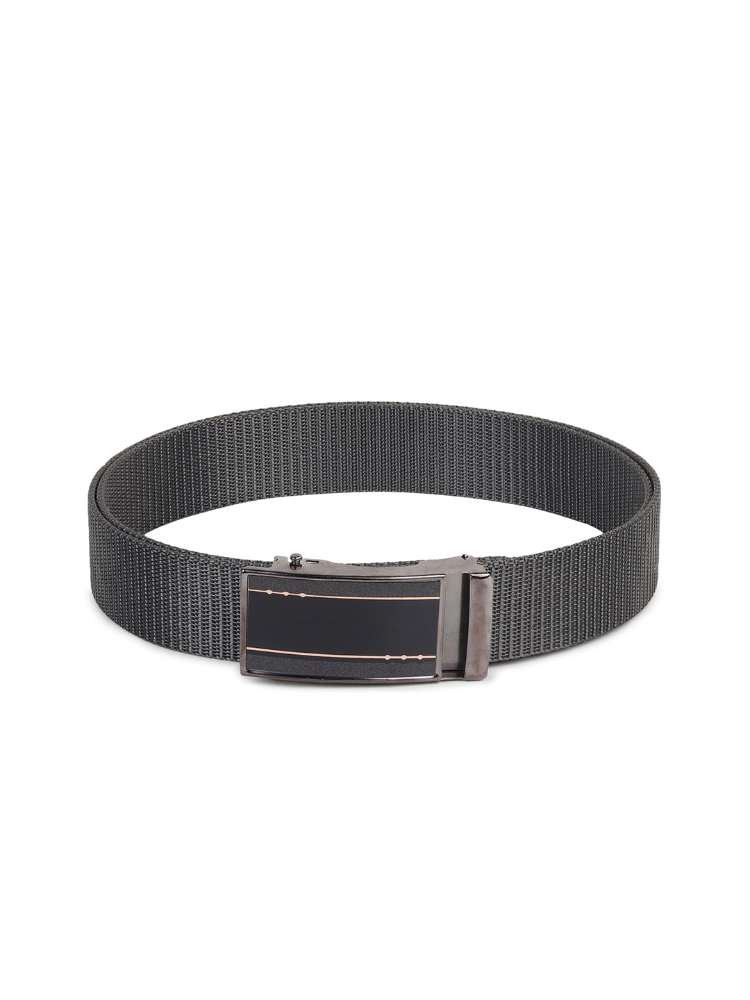 

Metronaut Men Textured Belt, Grey