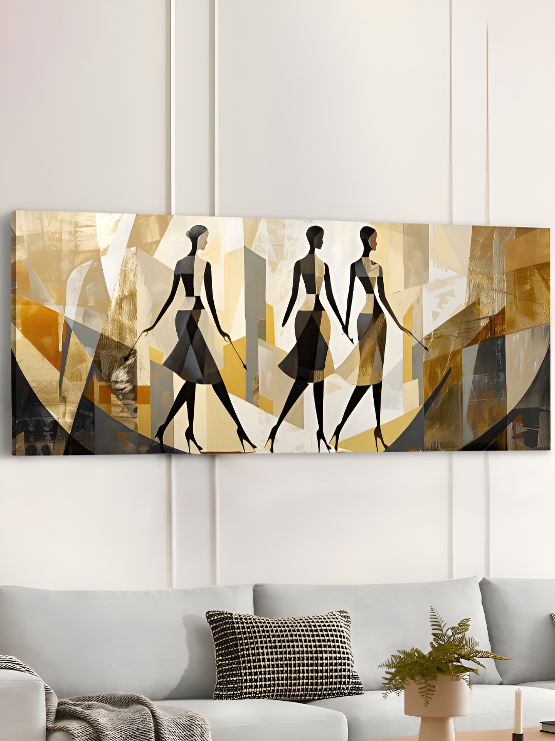 

Art Street Yellow & Brown 1 Piece Canvas Other Wall Paintings