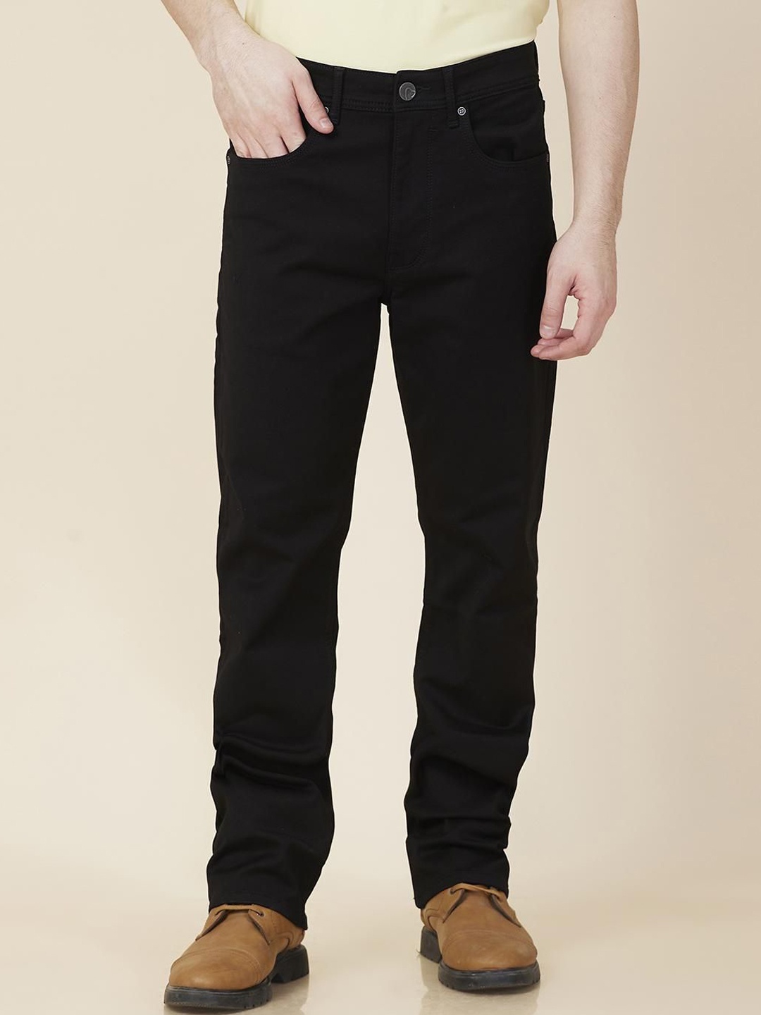 

Being Human Men Classic Stretchable Jeans, Black