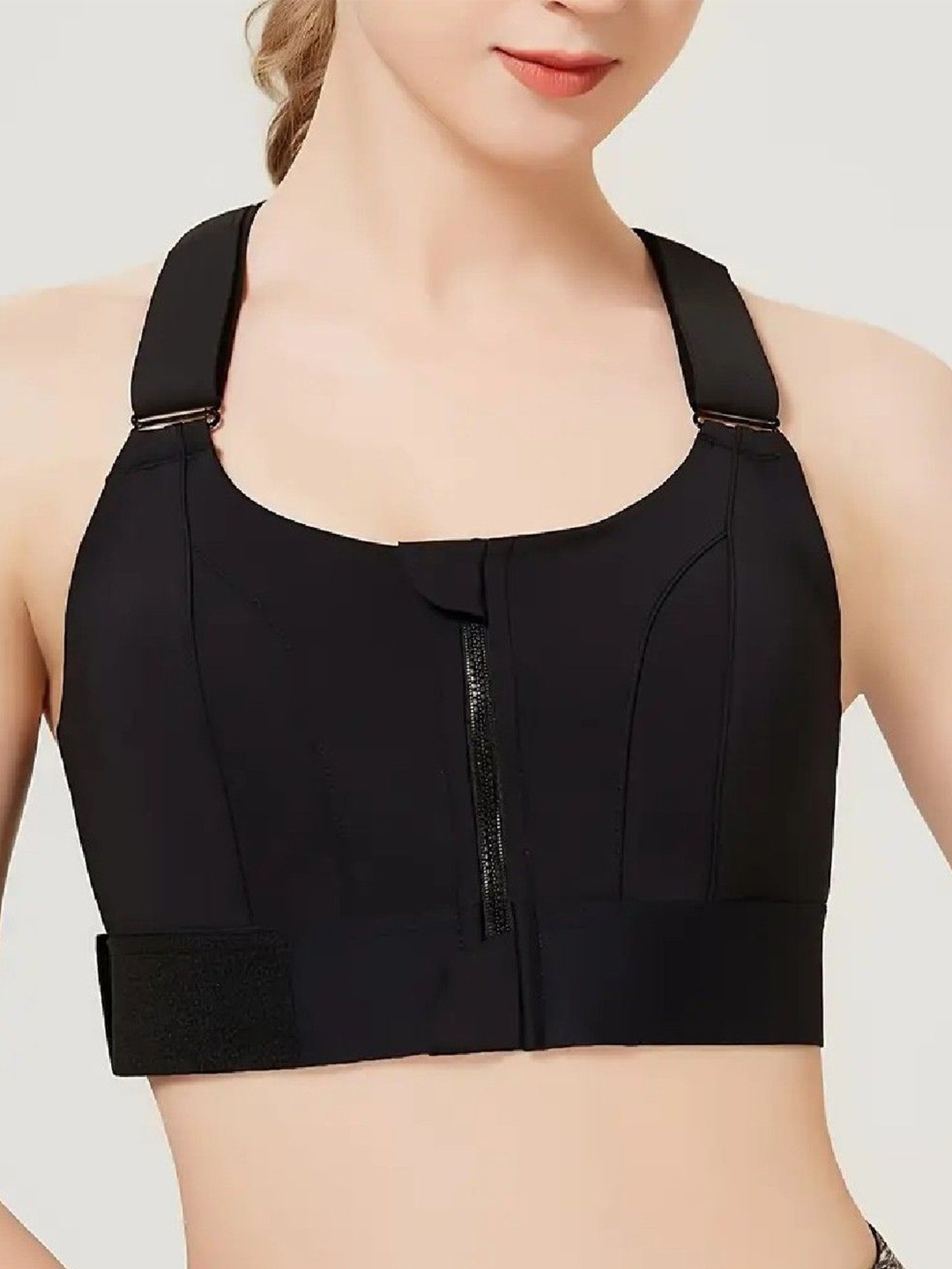 

Poftik Bra Full Coverage Lightly Padded, Black