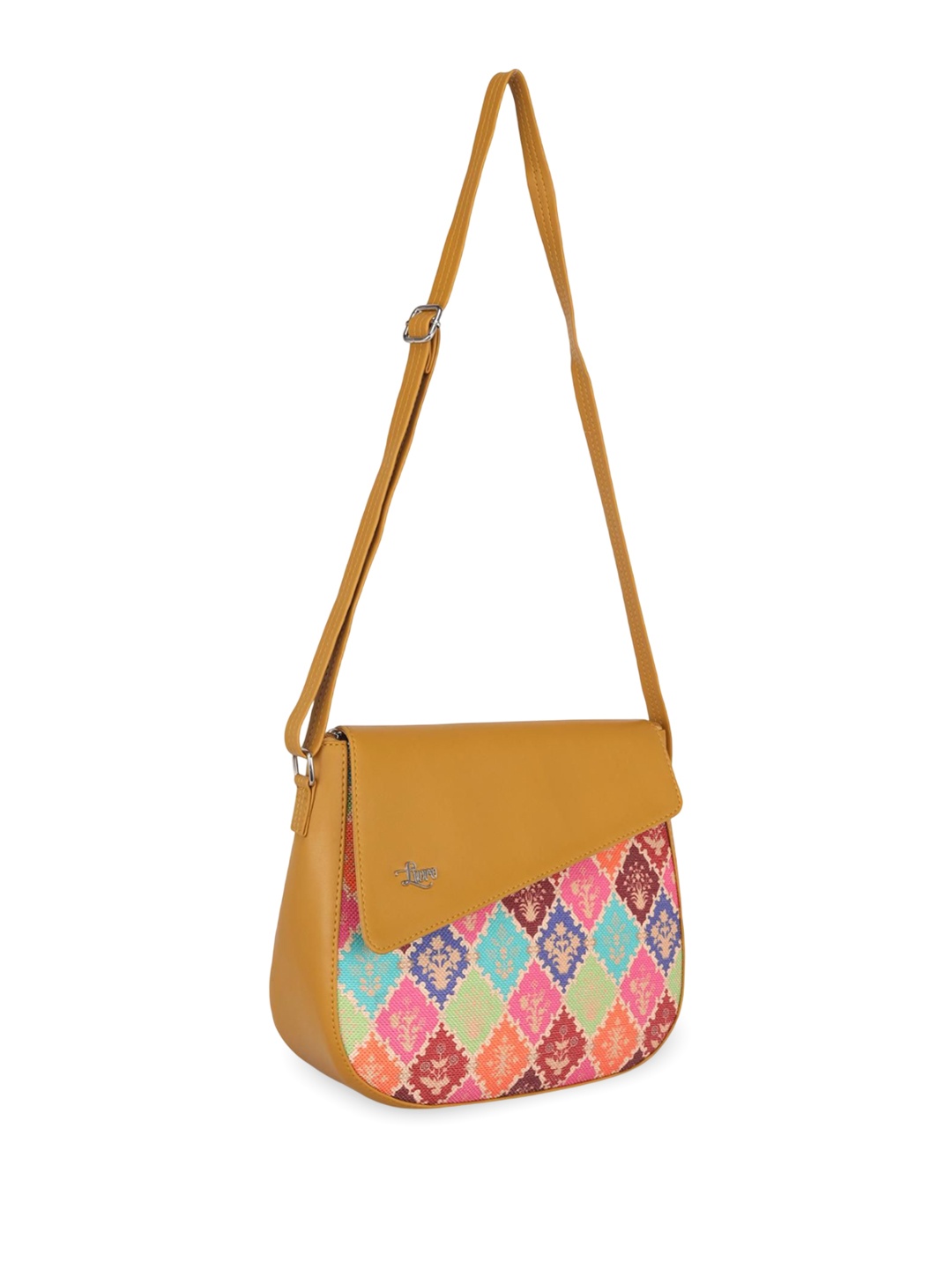 

LIVRO Floral Swagger Sling Bag, Yellow