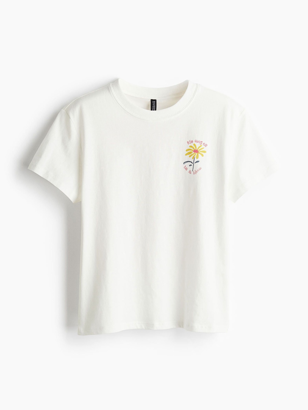 

H&M Printed T-shirt, White