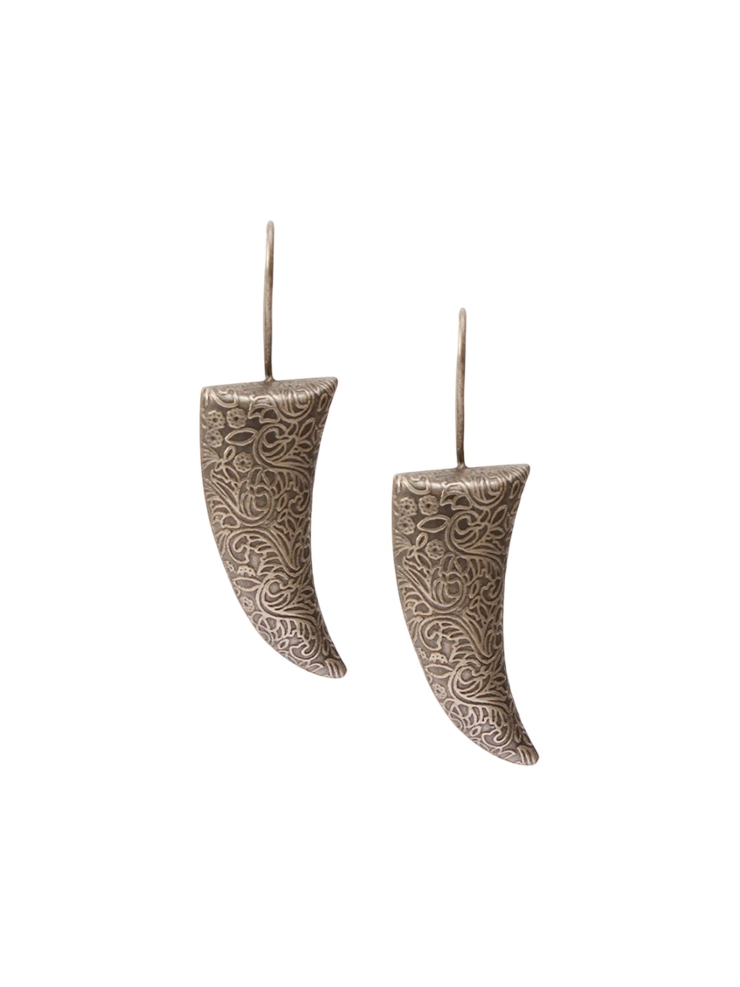 

Saagah Contemporary Drop Earrings, Silver