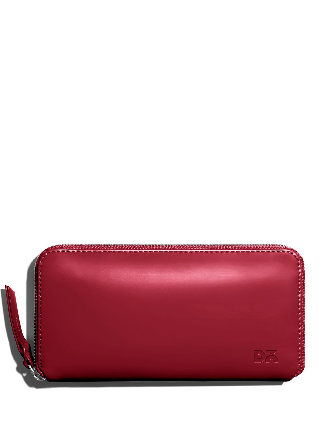 

DailyObjects Unisex PU Zip Around Wallet, Red