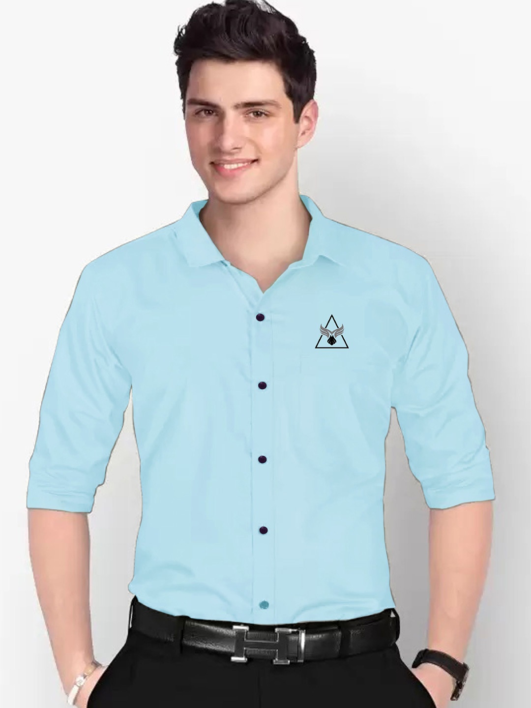 

MARMIC FAB Men Classic Opaque Casual Shirt, Blue