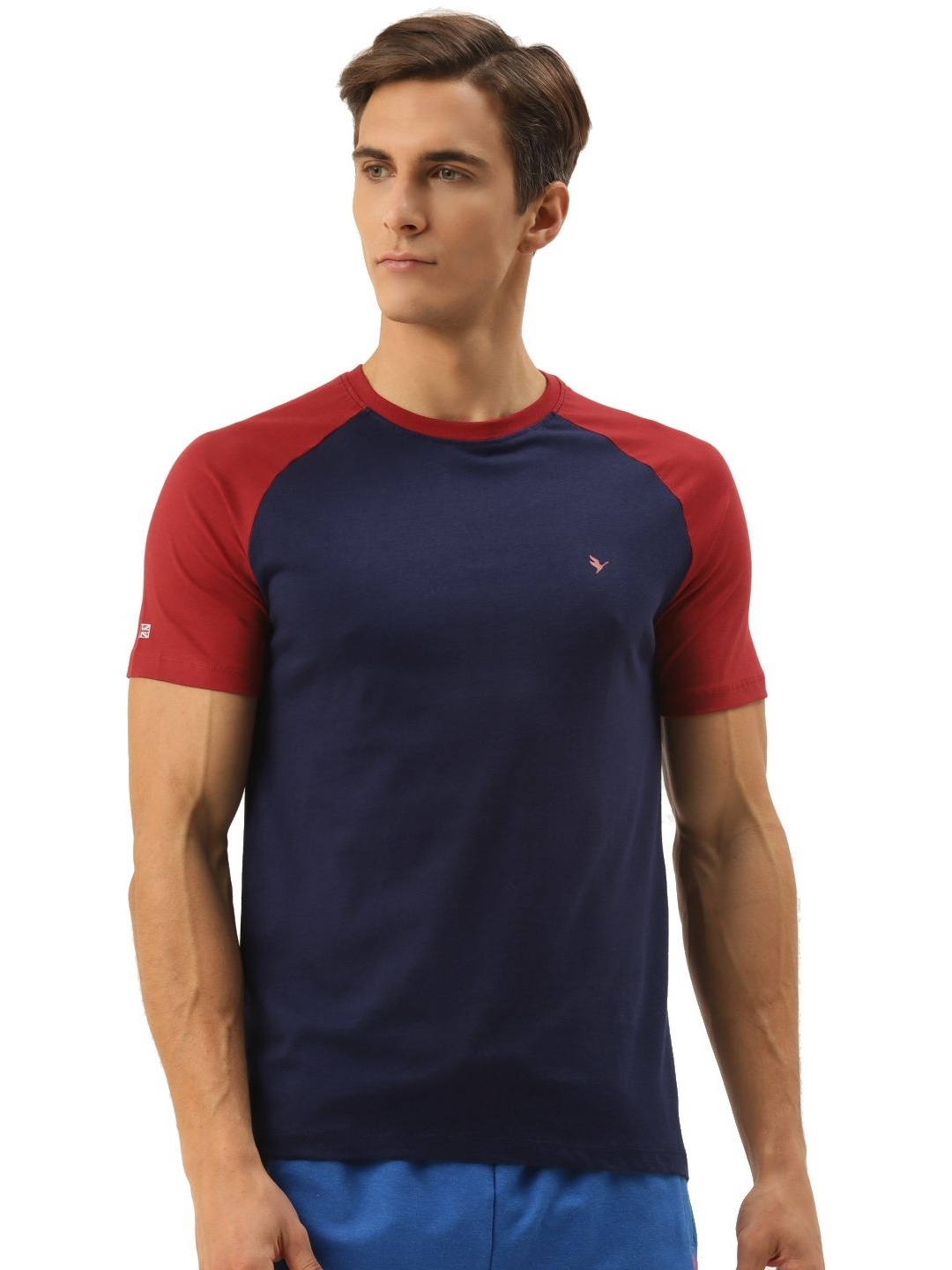

AMSWAN Men Pockets T-shirt, Navy blue