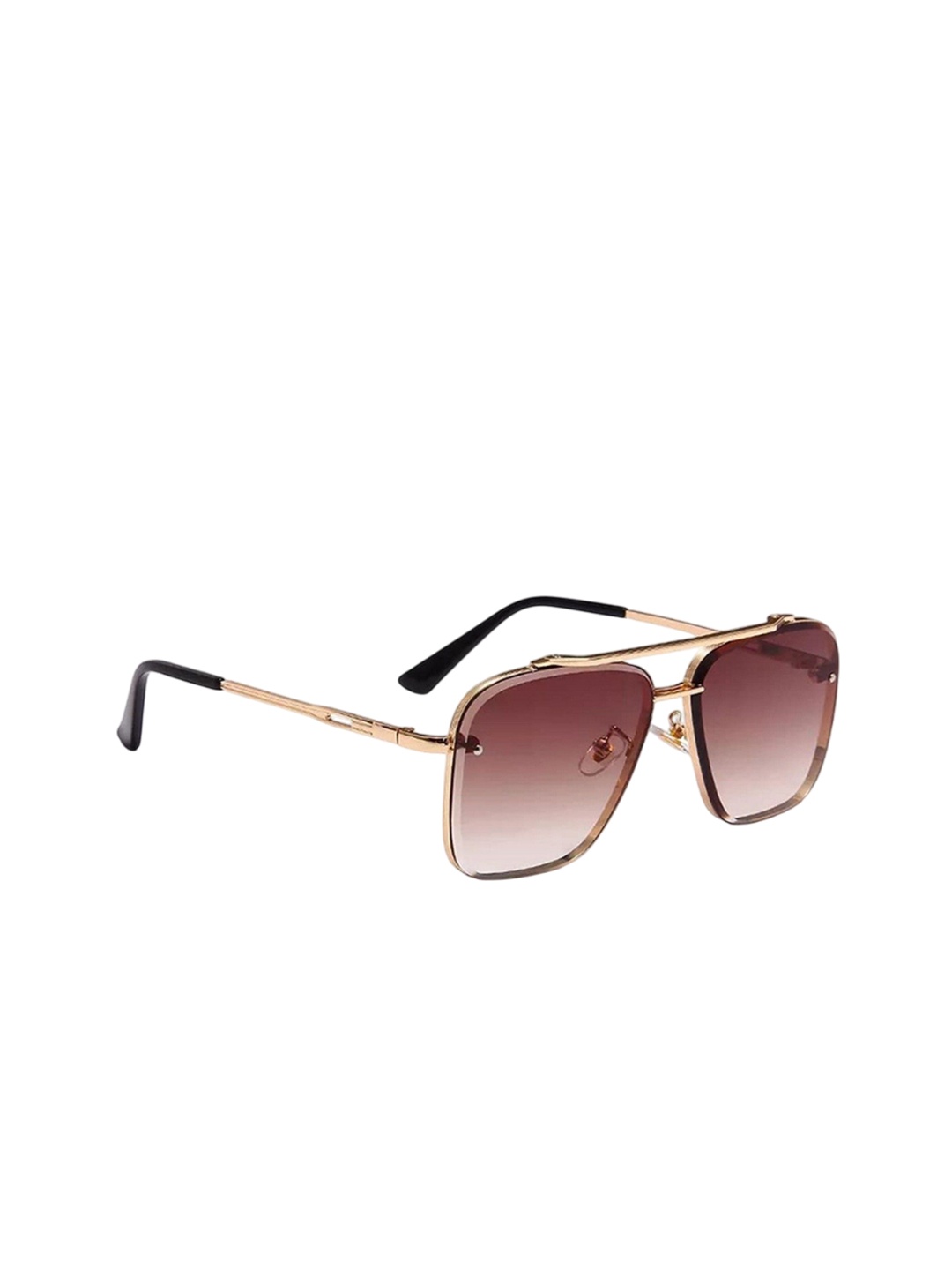 

Dervin Unisex Fashion with UV Protected Lens Sunglasses, Brown