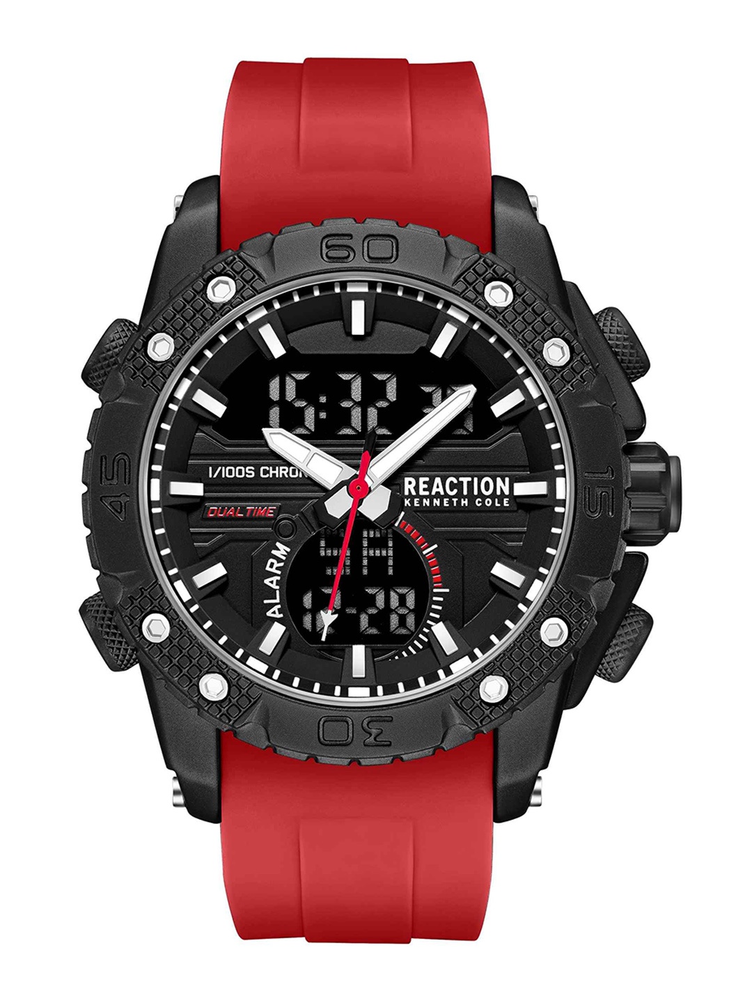 

REACTION KENNETH COLE Men Dial & Straps Analogue Watch KRWGP0069703, Black