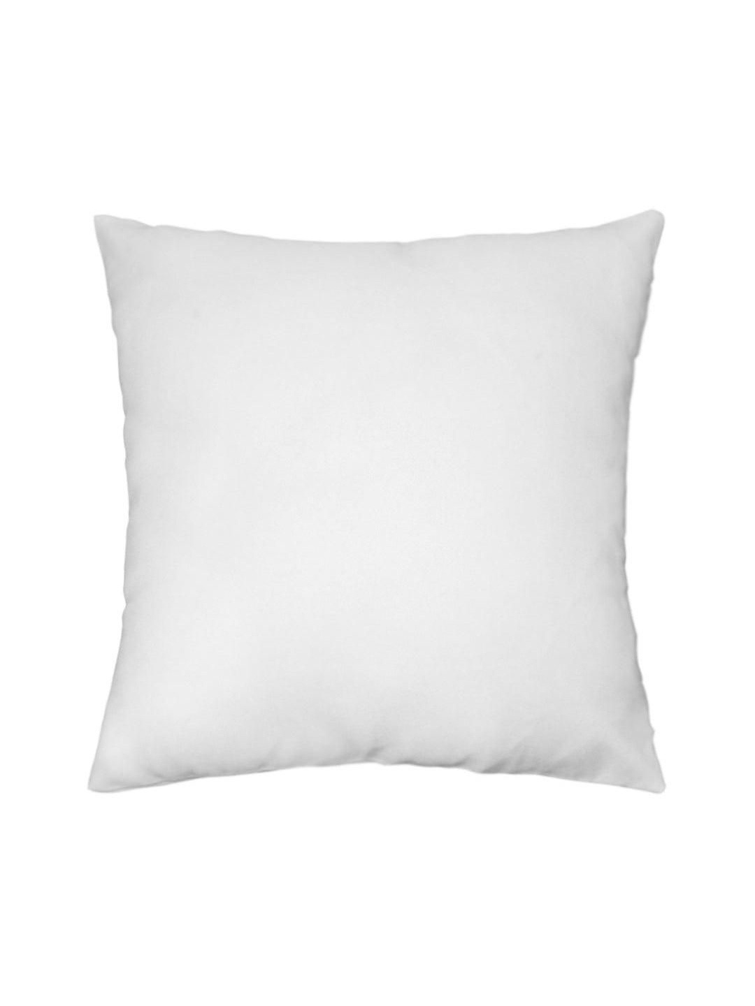 

Chumbak White Square Shaped Pre-Filled Cushion