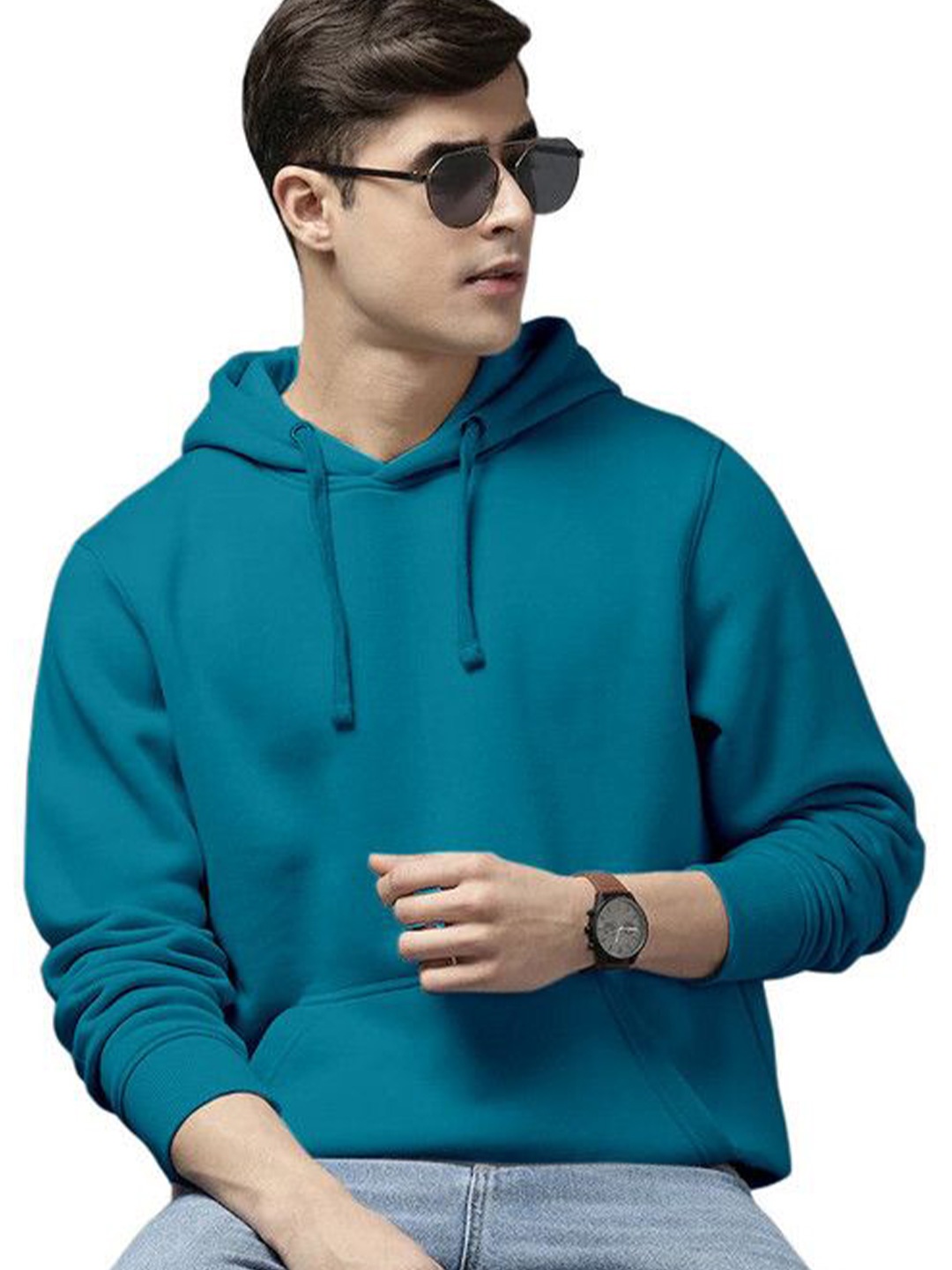 

WOOSTRO Men Hooded Sweatshirt, Tan
