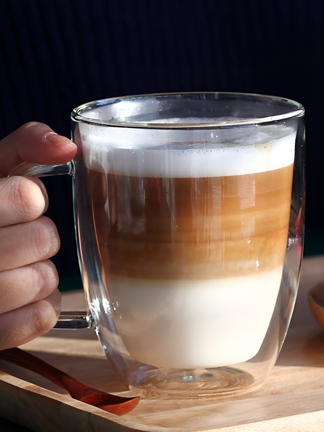 

We3 Transparent Solid Glass Glossy Mugs Set of Cups and Mugs