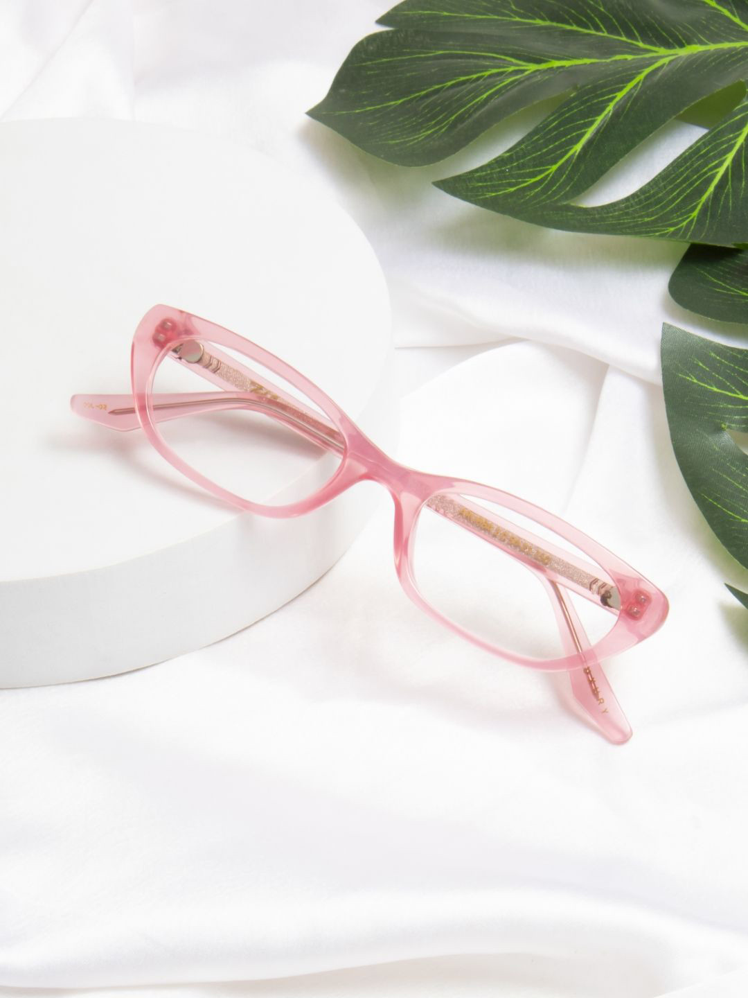 

Ted Smith Women Pink Cateye Premium Acetate Frames