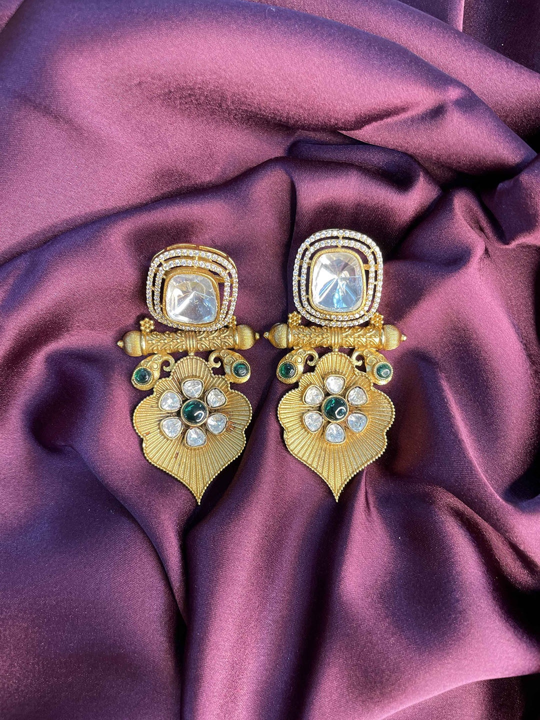 

STYLE DECO Contemporary Drop Earrings, Gold