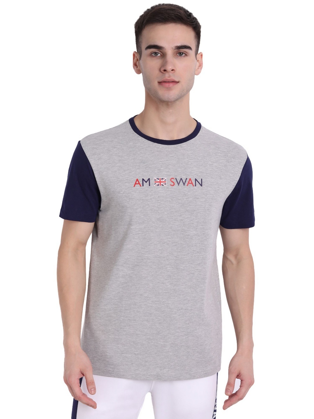 

AMSWAN Men Typography Printed T-shirt, Multi