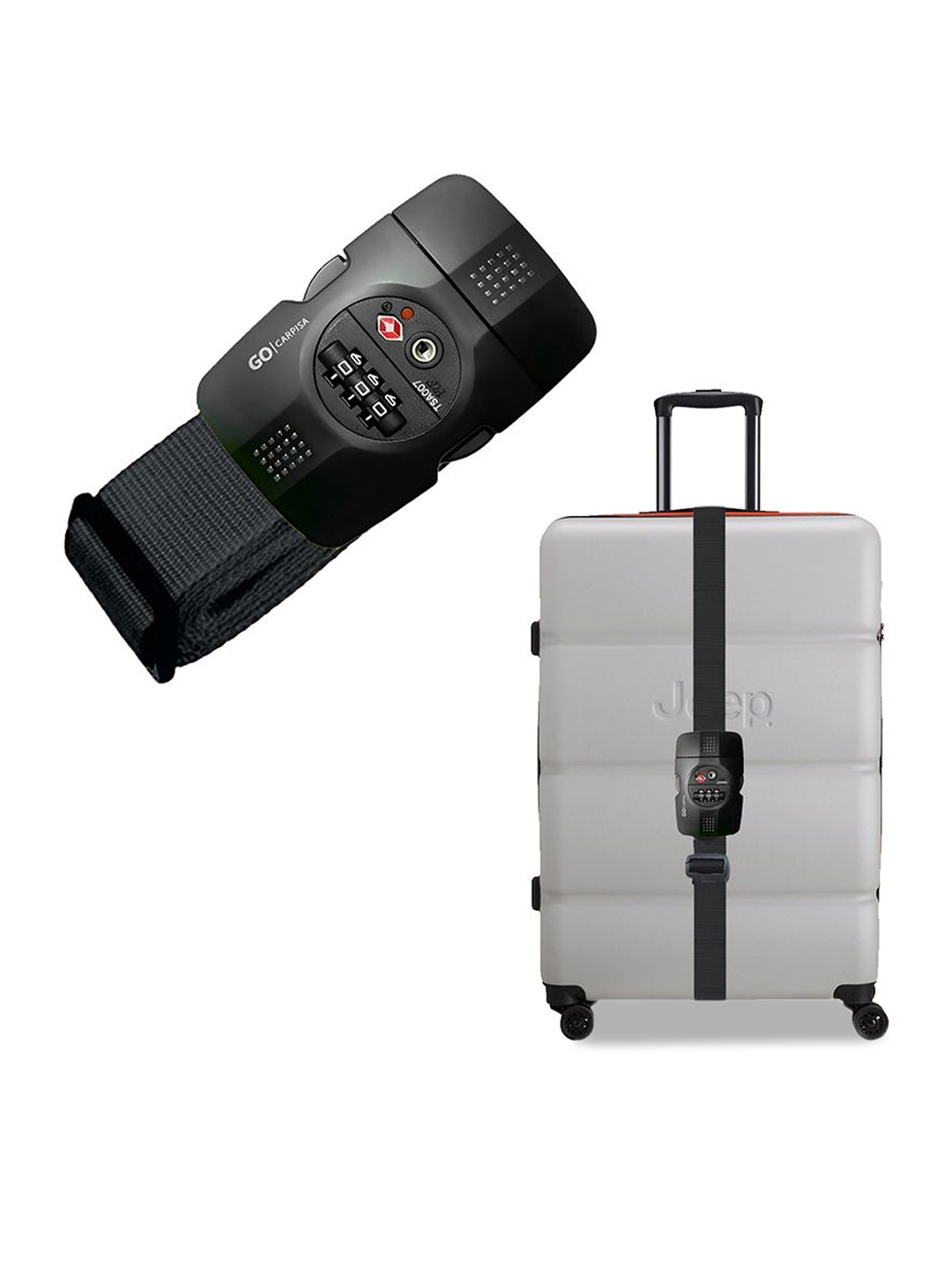 

CARPISA Luggage Strap Travel Accessory, Black