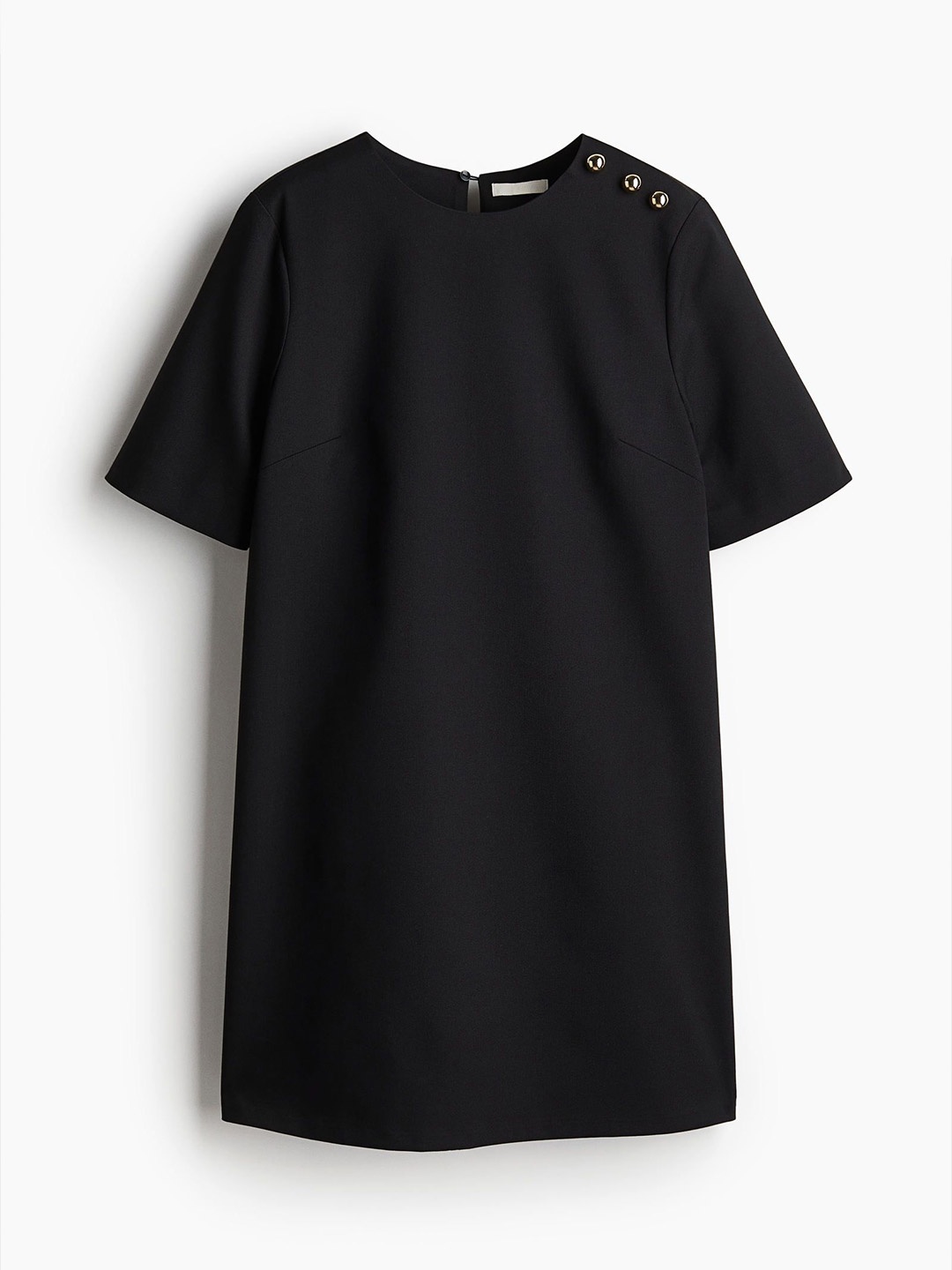 

H&M A-Line Dress, Black